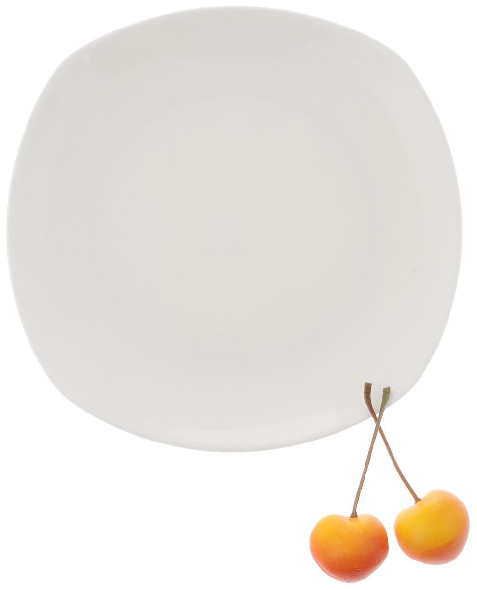 White Bread Plate 6.5