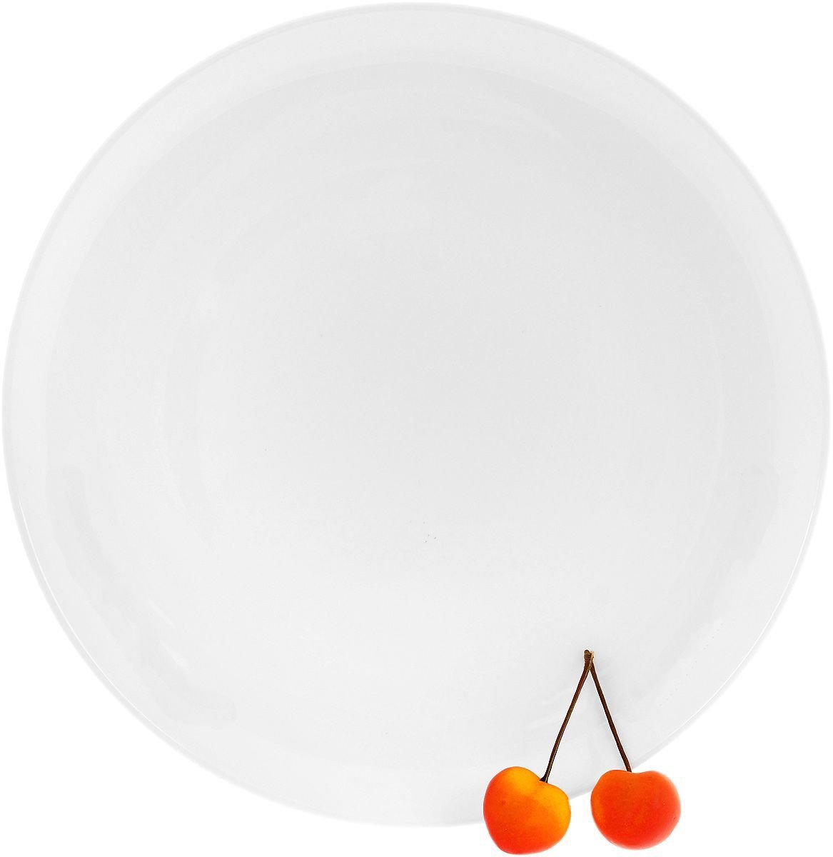 Set Of 6 Professional Rolled Rim White Dinner Plate 10