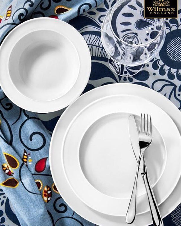 White Deep Soup Plate 10