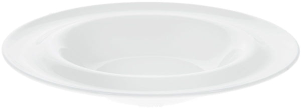 White Deep Soup Plate 10