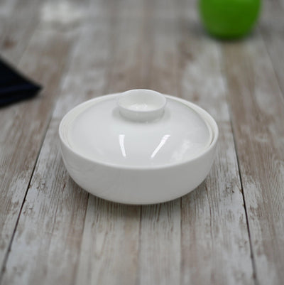 White Soup Cup With Lid 5