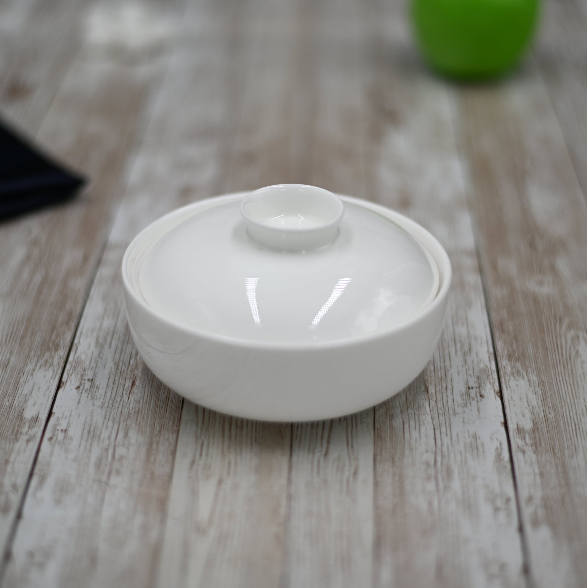 White Soup Cup With Lid 5
