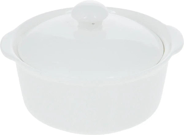 White Soup Cup With Lid 4.5