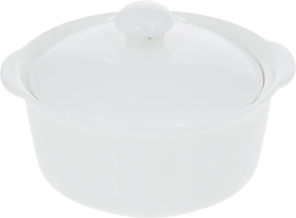 White Soup Cup With Lid 4.5
