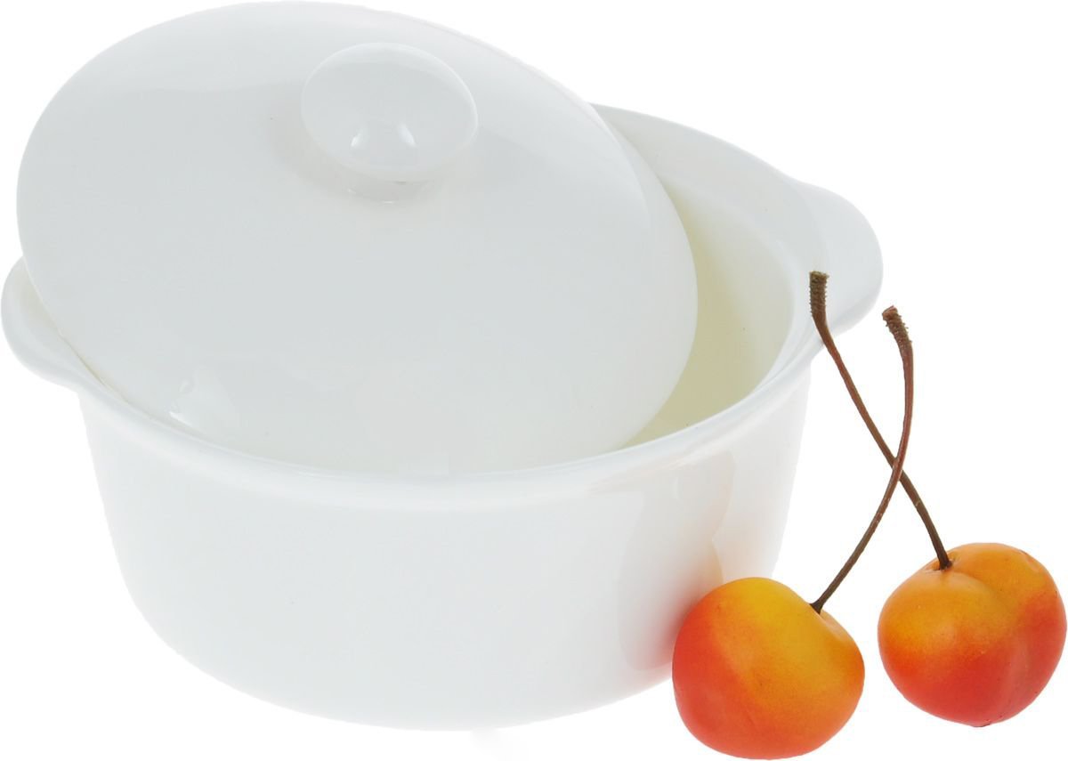 White Soup Cup With Lid 4.5