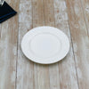 Set Of 12 Professional Rolled Rim White Bread Plate 6