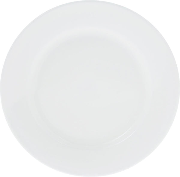 Professional Rolled Rim White Dessert Plate 7