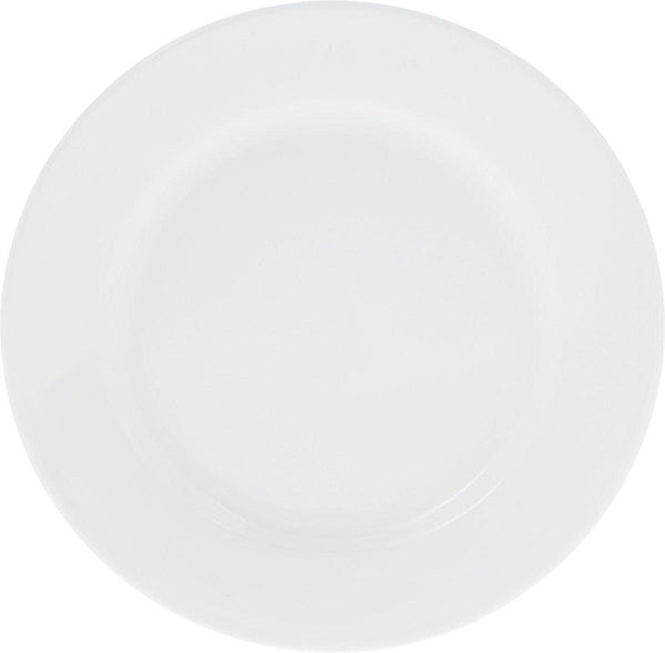 Set Of 12 Professional Rolled Rim White Dessert Plate 7