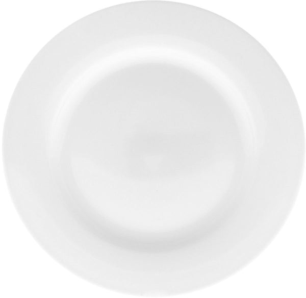 Professional Rolled Rim White Dessert Plate 8