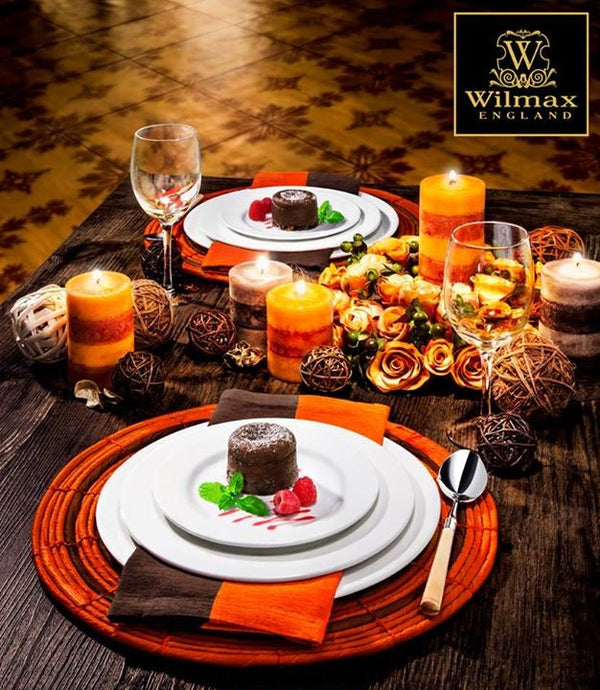 Professional Rolled Rim White Dessert Plate 8