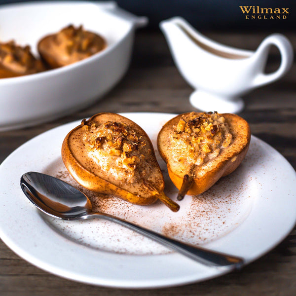 Professional Rolled Rim White Dessert Plate 8