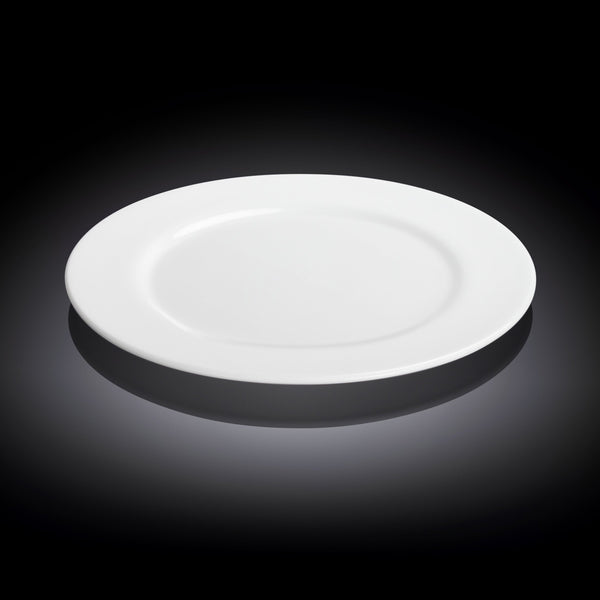 Professional Rolled Rim White Dinner Plate 9