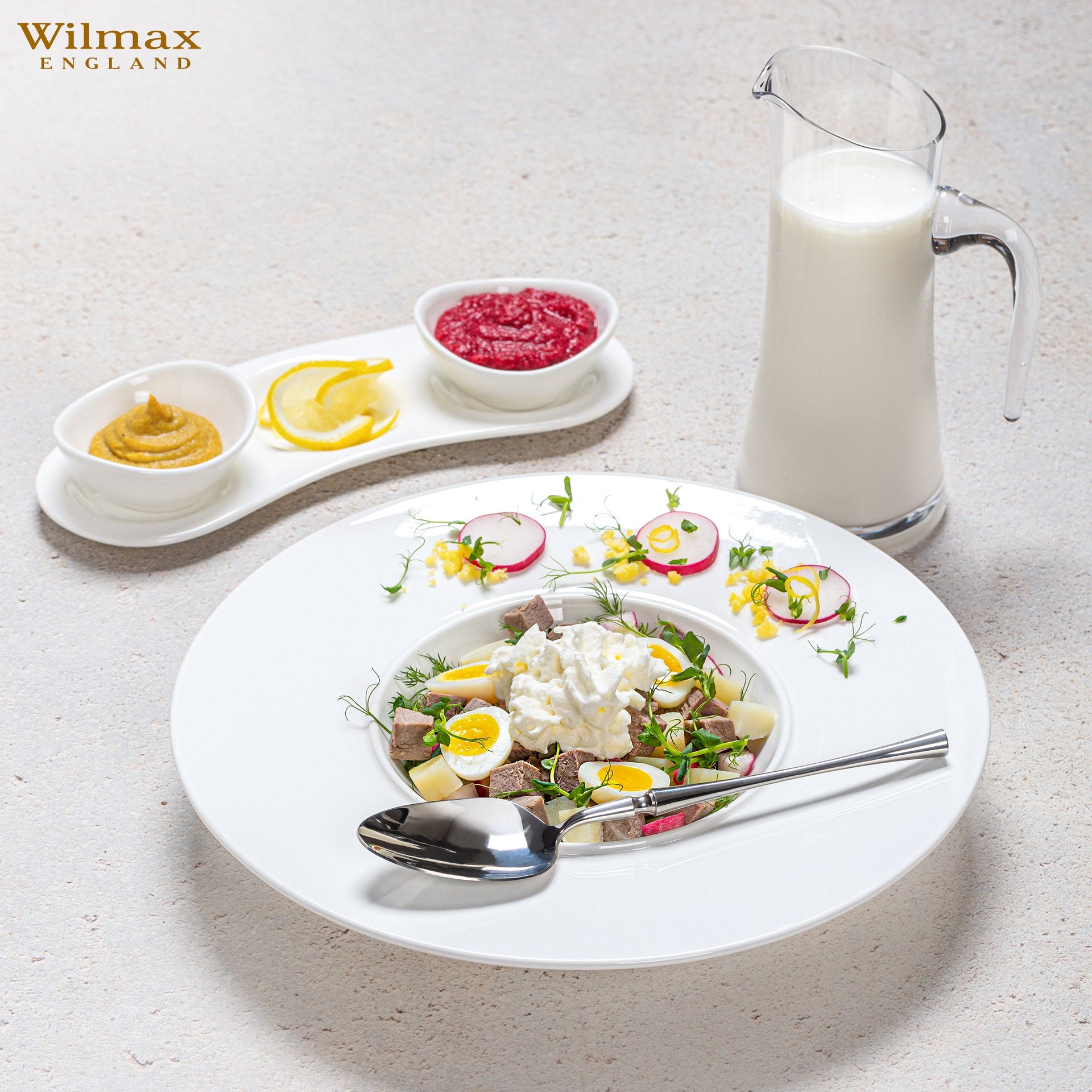 White Deep Plate 11