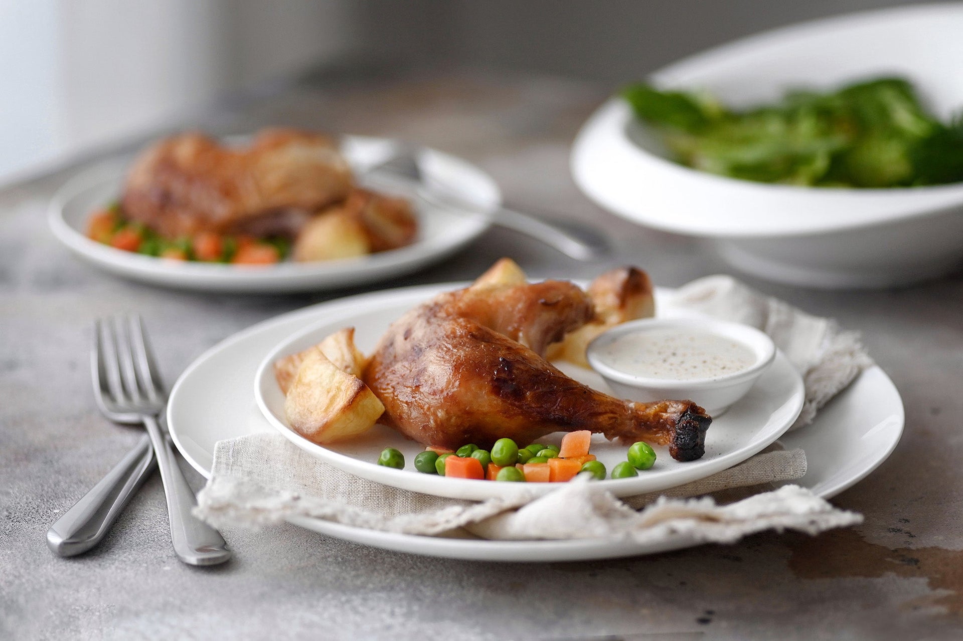 White Dinner Plate 11