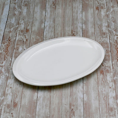 White Oval Plate / Platter 12