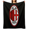 AC Milan Classic . Lightweight Throw Blanket