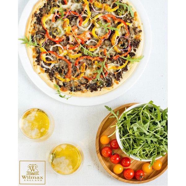 White Personal Pizza Plate 14