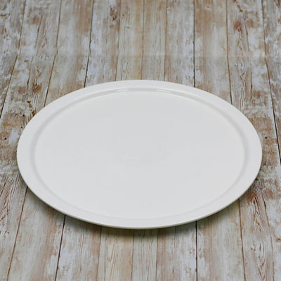 White Personal Pizza Plate 14