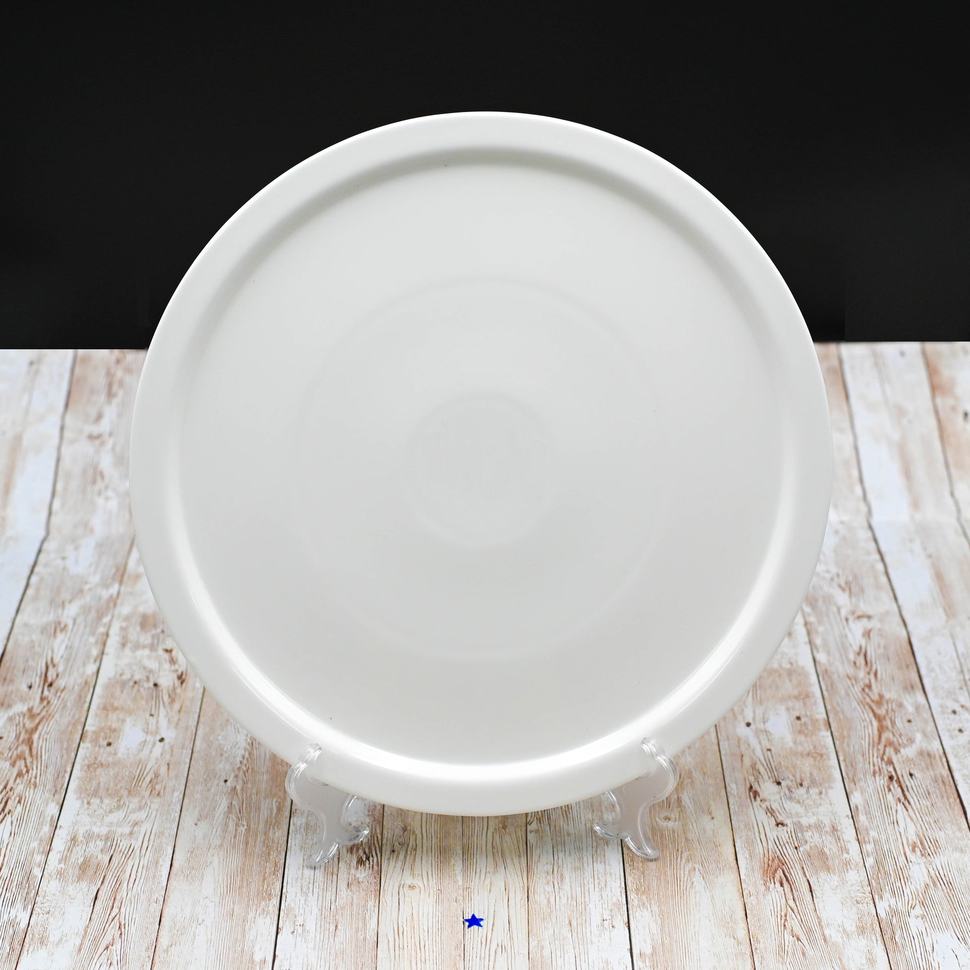 White Personal Pizza Plate 14
