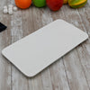White Rectangle Flat Platter 12