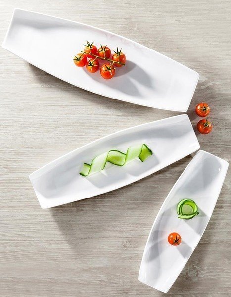 White Celery Tray / Dish 14