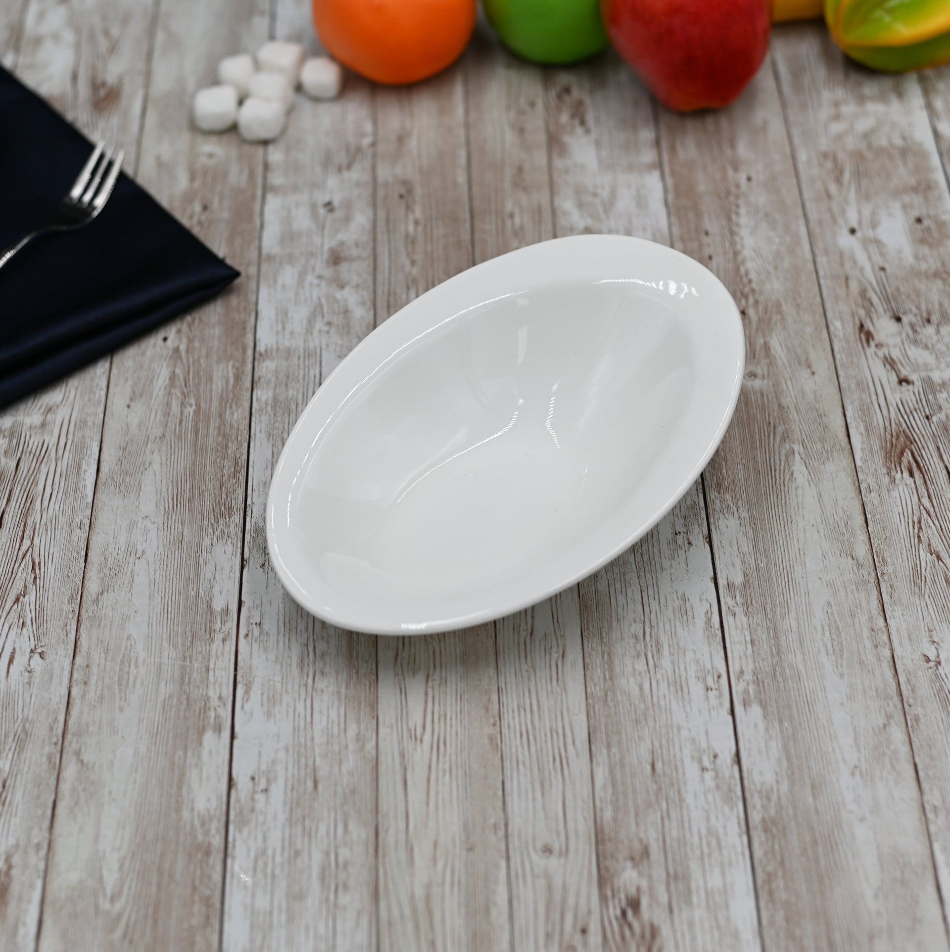 White Ceaser Salad Bowl 8.5