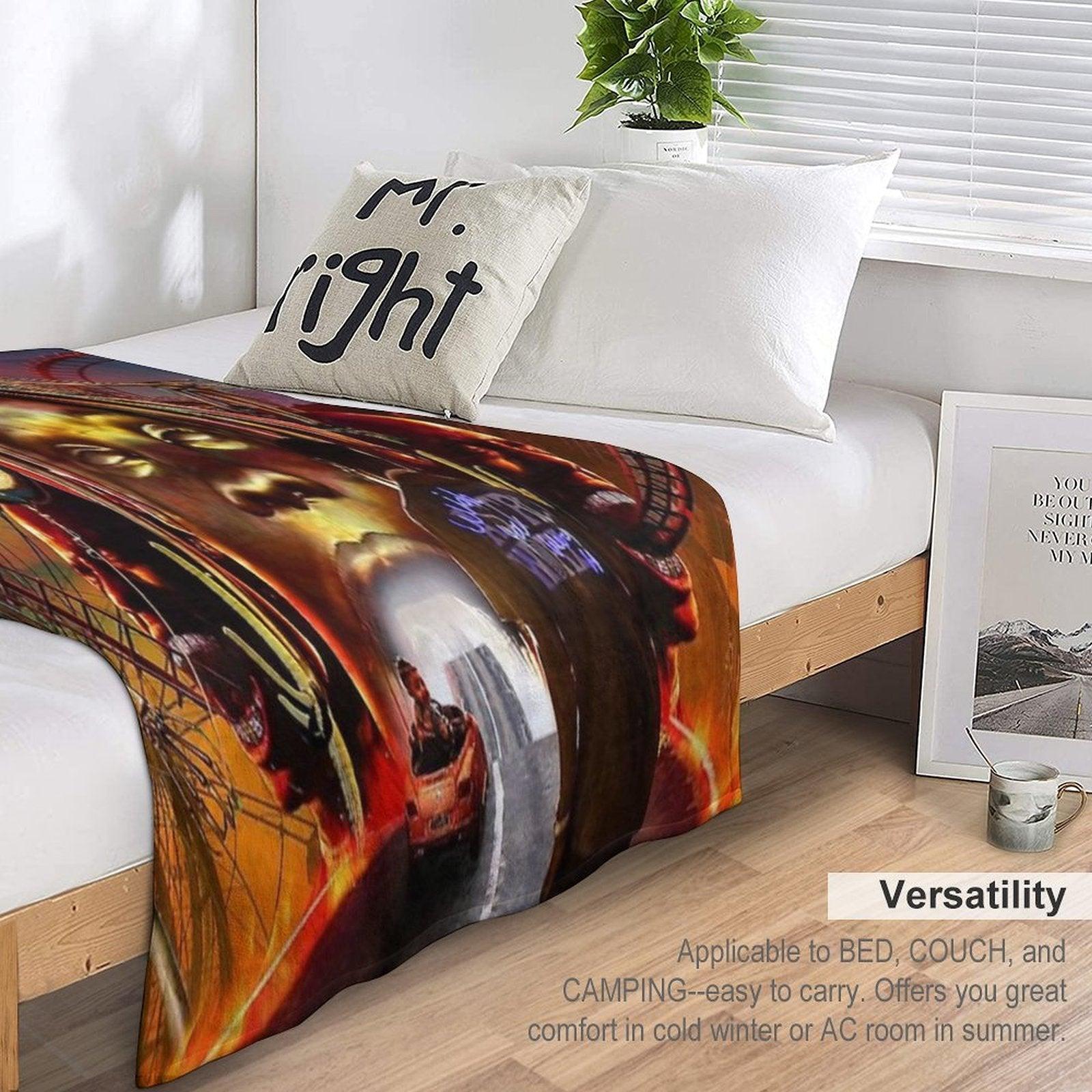 Astroworld Art Throw Blanket