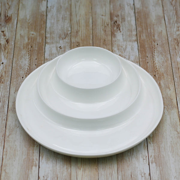 White Divided Dish 10