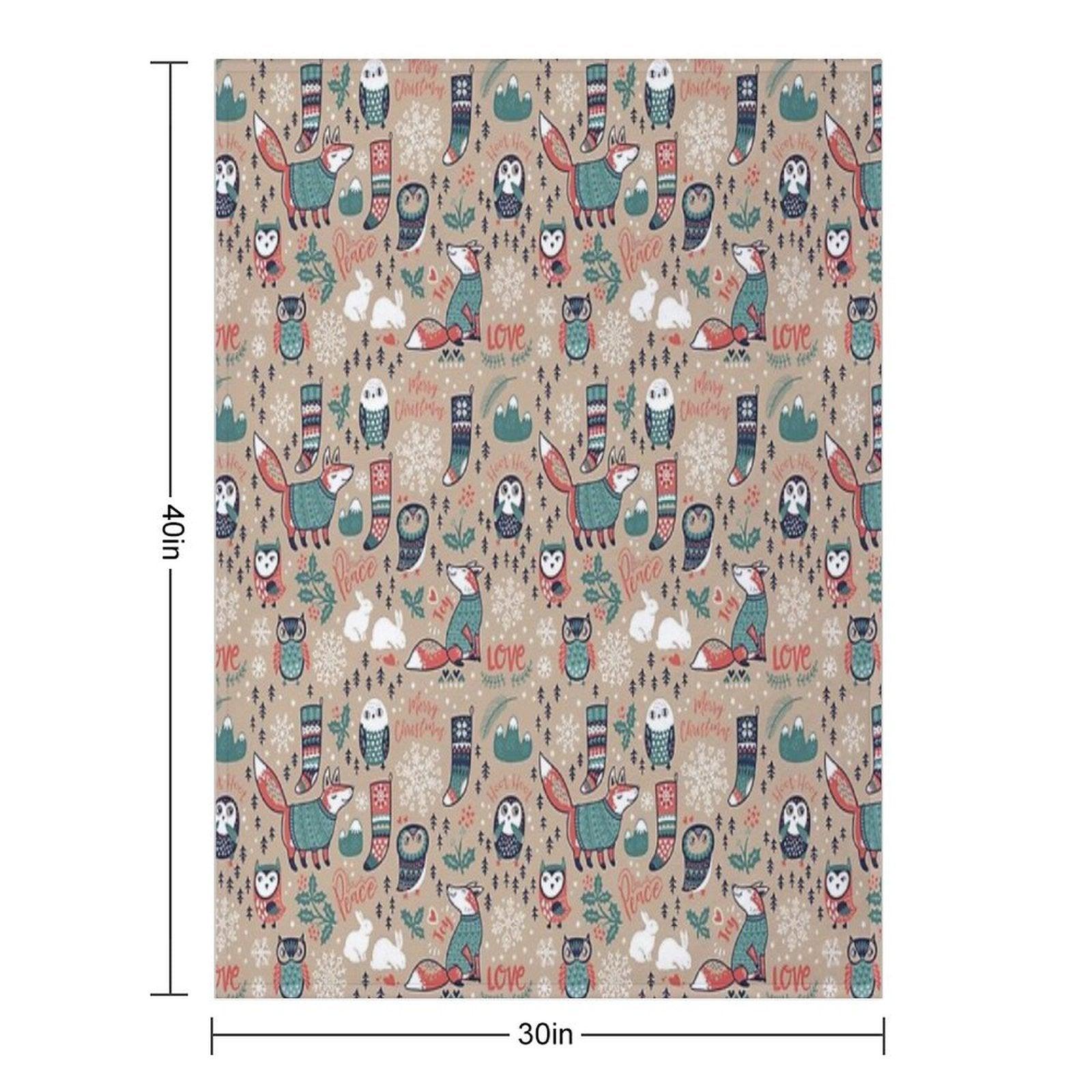 Christmas Wishes Throw Blanket