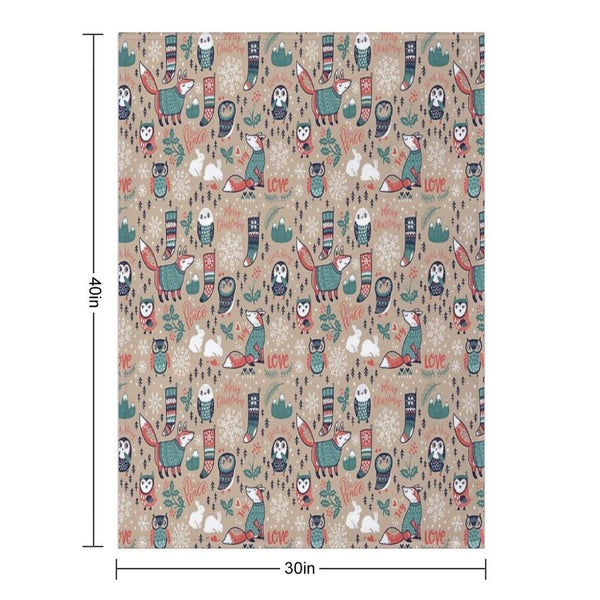 Christmas Wishes Throw Blanket