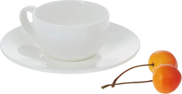 White 3 Oz | 100 Ml Coffee Cup & Saucer - Gifts for You 'n Me