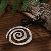 Original Design Spiral Pendant Keychain Versatile Alloy Korean Velvet Pendant