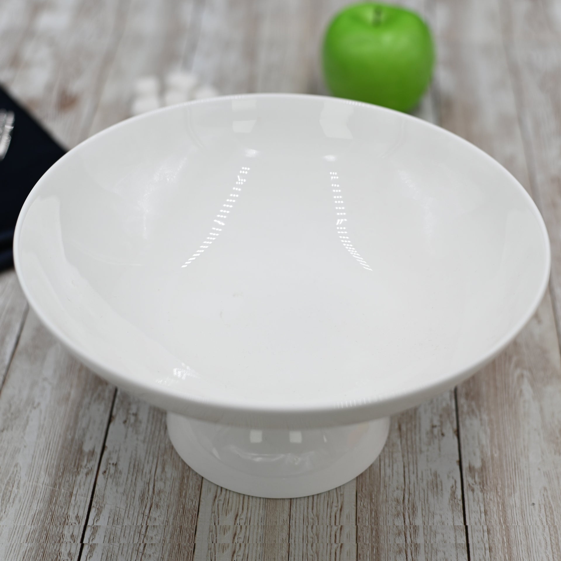 White Fruit Vase 9.5