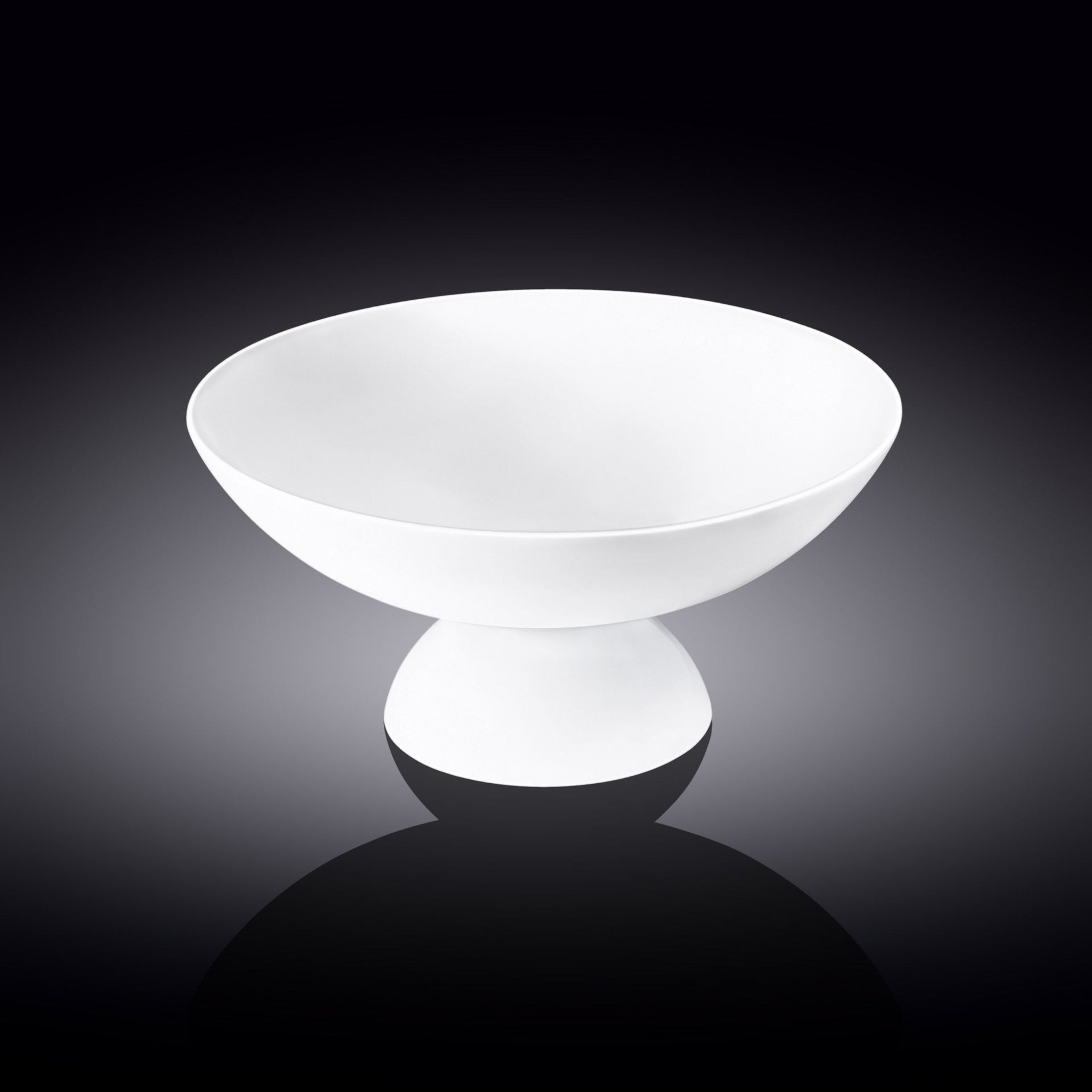 White Fruit Vase 9.5