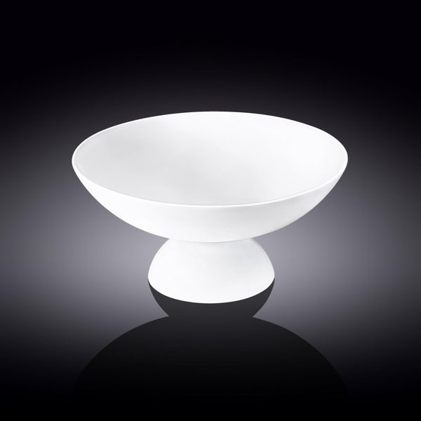 White Fruit Vase 9.5