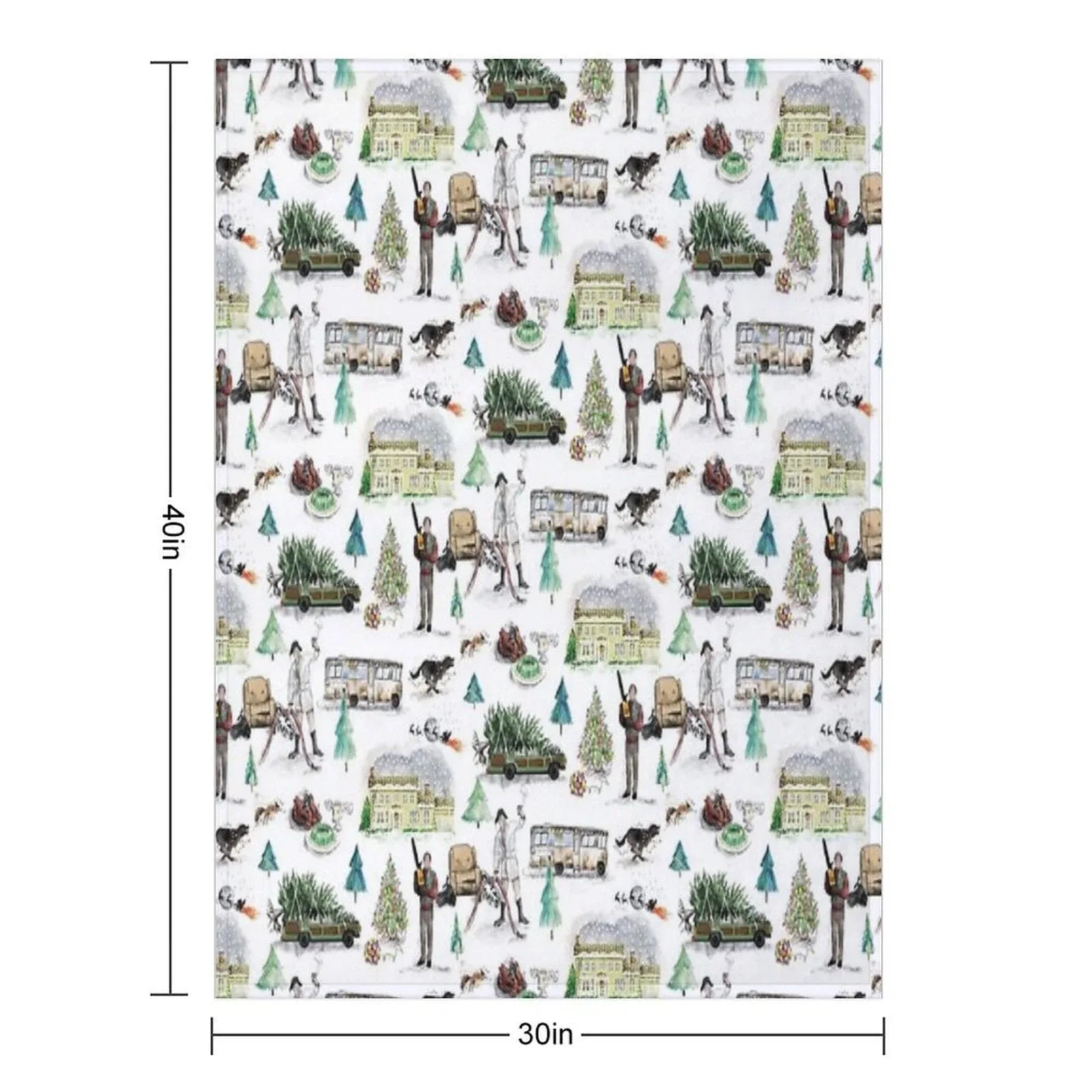 Lampoons Christmas Throw Blanket