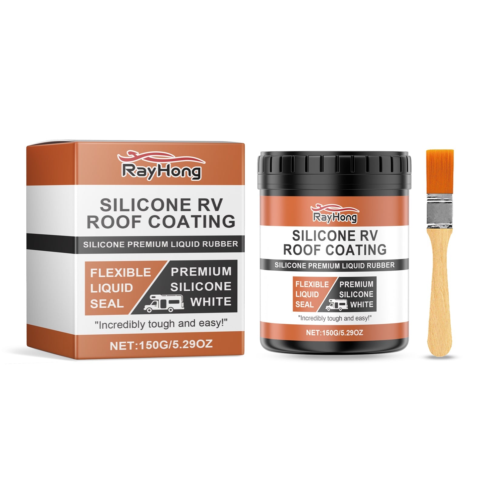 Silicone Rv Roof Paint, Rv Roof Repair Wood Paint Leak Sealant