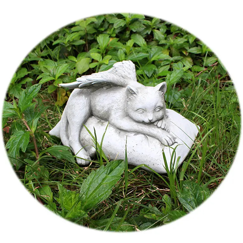 Angel Animal Memorial Statue