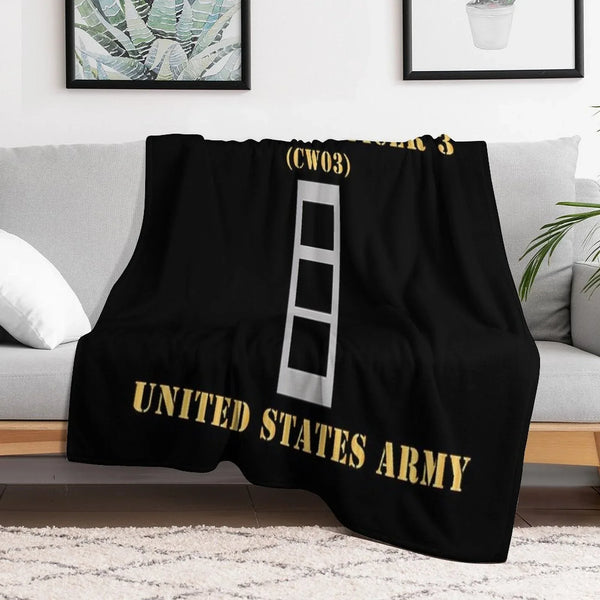 Army - Chief Warrant Officer 3 - CW03 - Flat - X 300 Throw Blanket