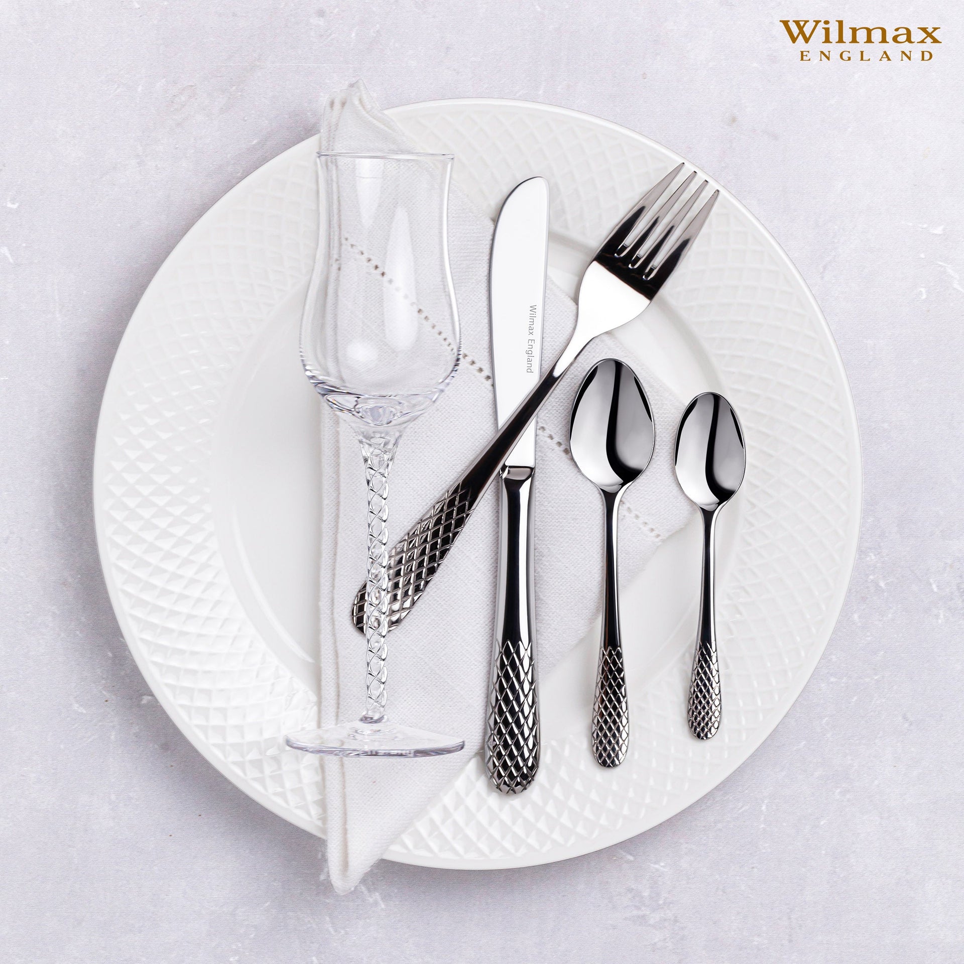 White Dinner Plate With Embossed Wide Rim 10
