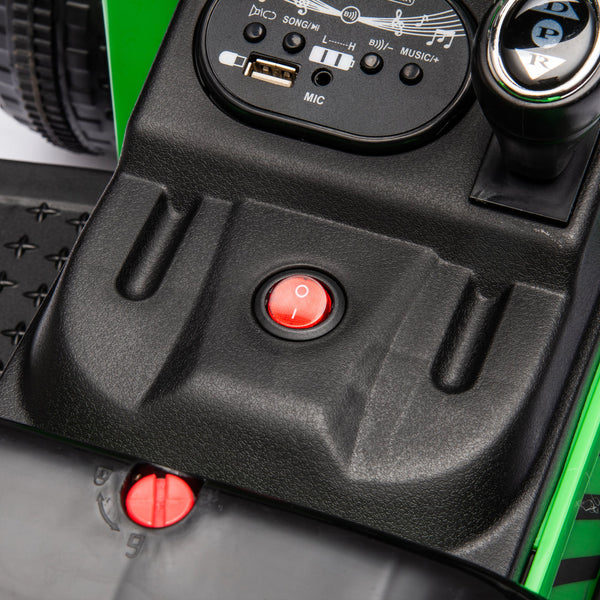 12V children ride the electric tractor 