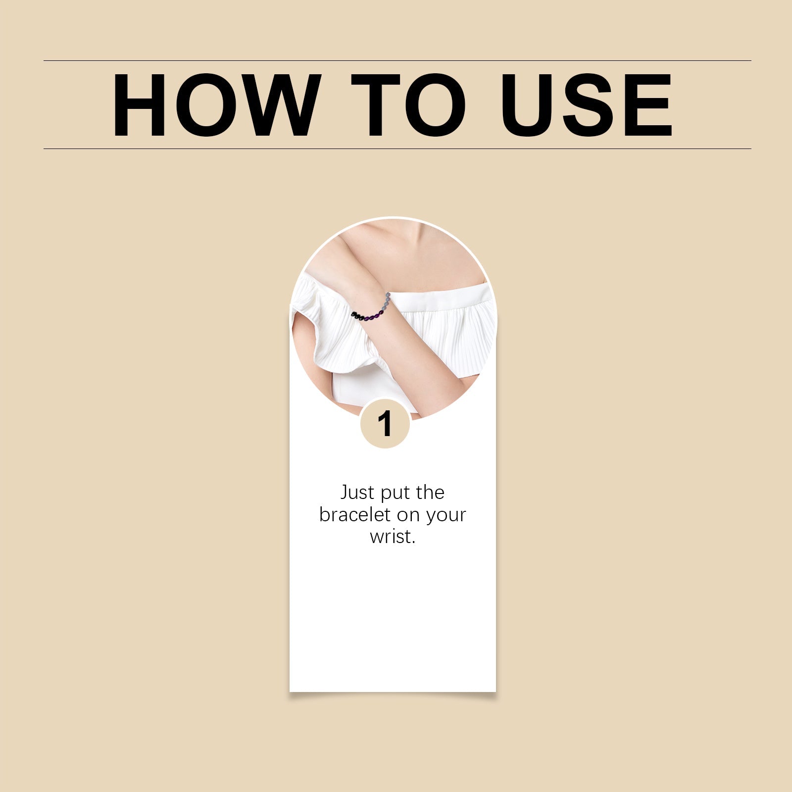 Purple Glass Bracelet, Glass Crystal Personality Fashion Decorative Clothing Accessories Hand Beaded Bracelet