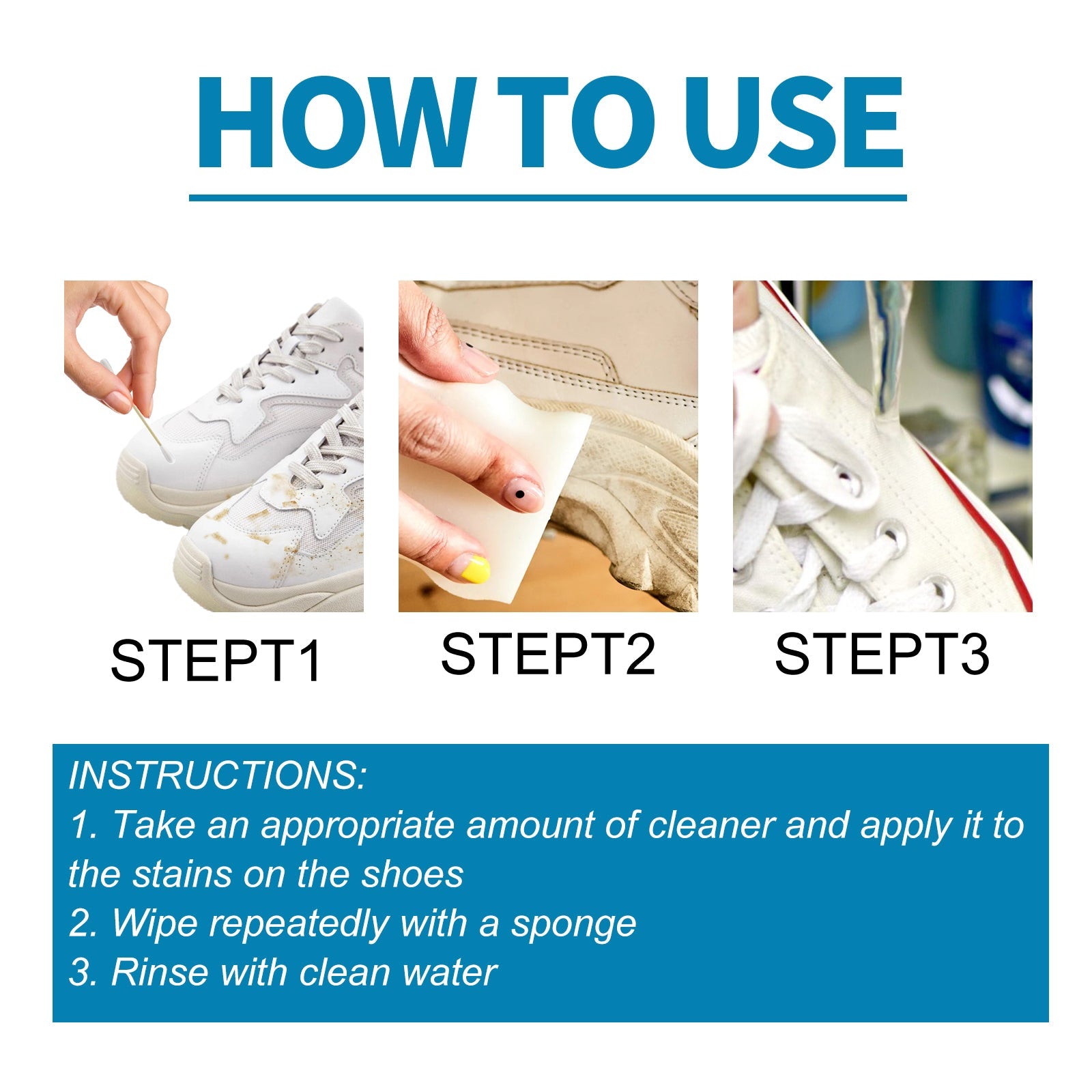 Shoe Brightening Cleaner, Remove Yellow Edge Decontamination Cleaning Whitening Small White Shoes Cleaning Shoeshine Agent