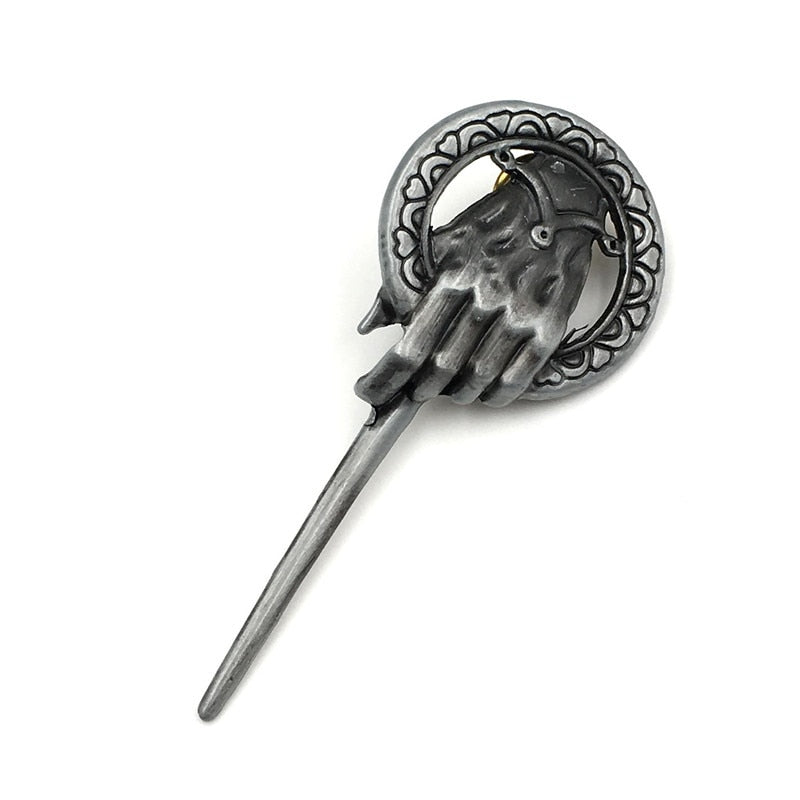 Game of Thrones Song of Ice and Fire Brooch Hand of the King Lapel Inspired Authentic Prop Pin Badge Brooches Movie Jewelry