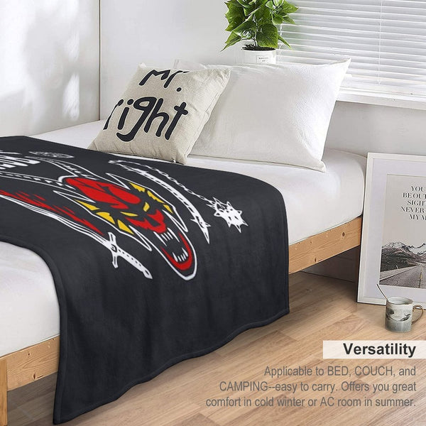 Tv Show Design Stickers Prints Art Game Design T-shirts Shrink-resistant Throw Blanket