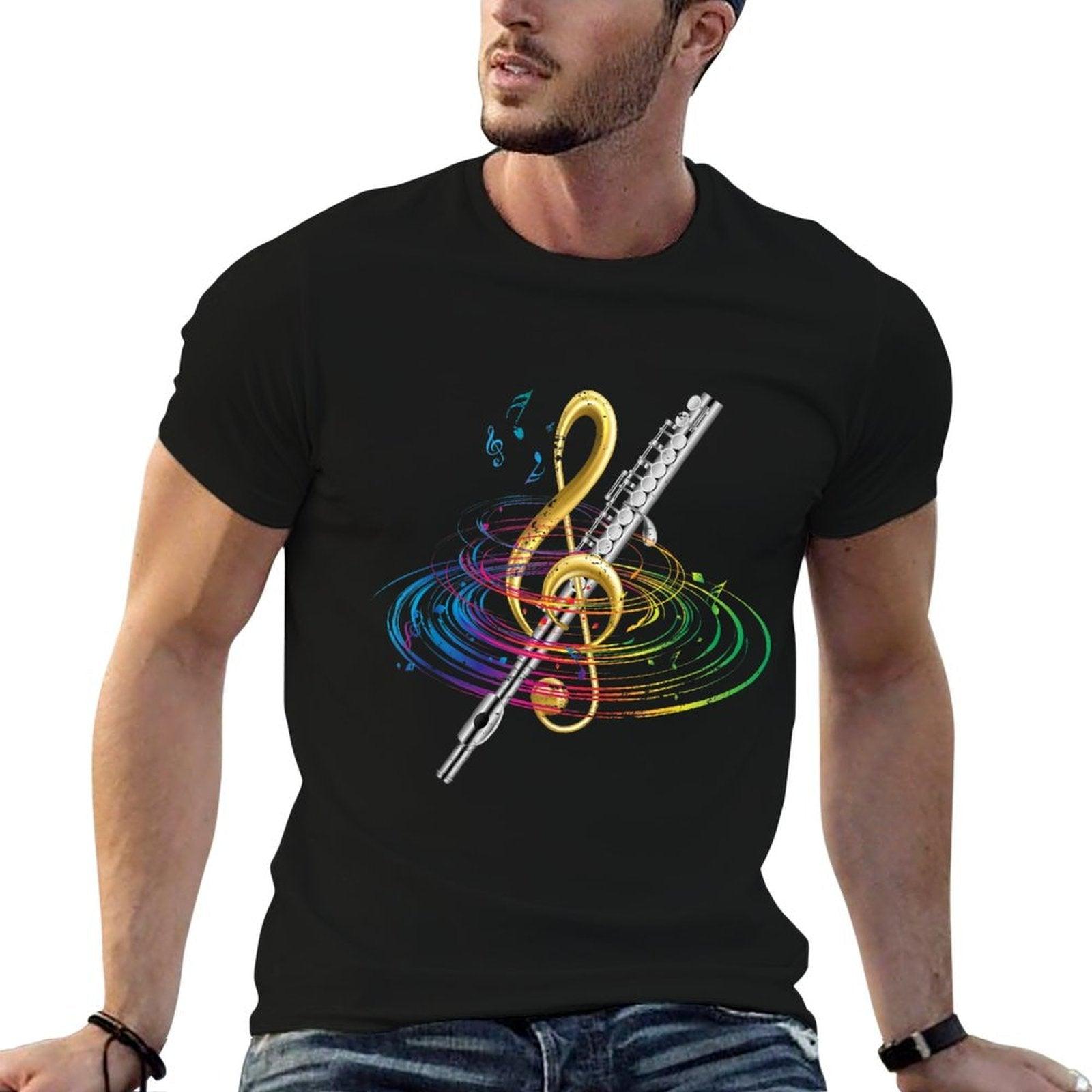 Classical Music Treble Clef Flutist Gift Flute T-Shirt