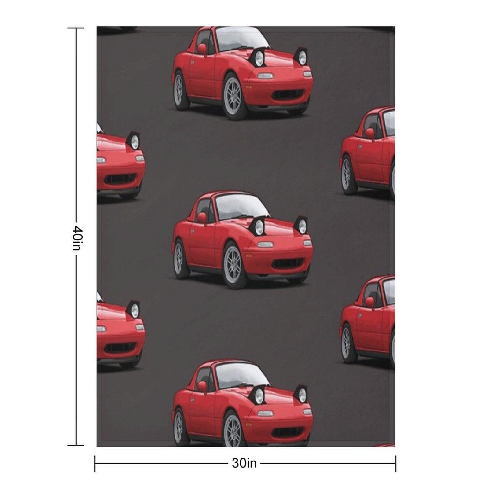 Mx5  Miata NA MK1 Illustration Throw Blanket
