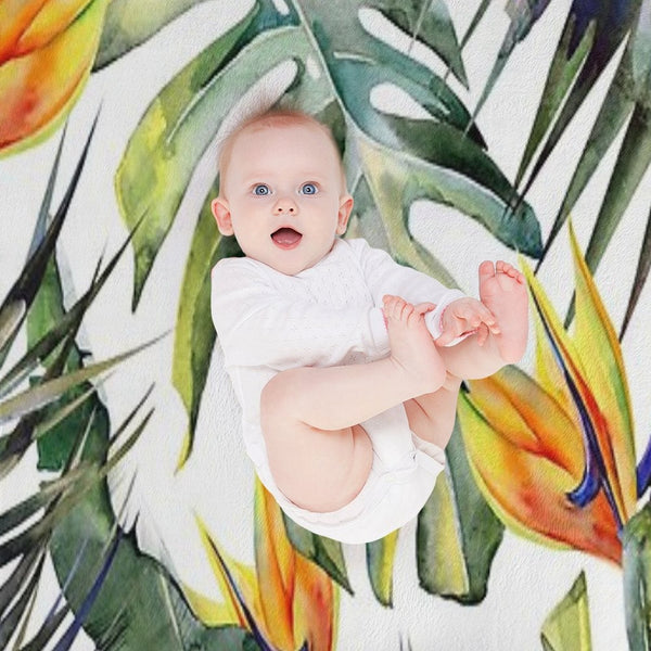 TROPICAL GARDEN Compact Throw Blanket