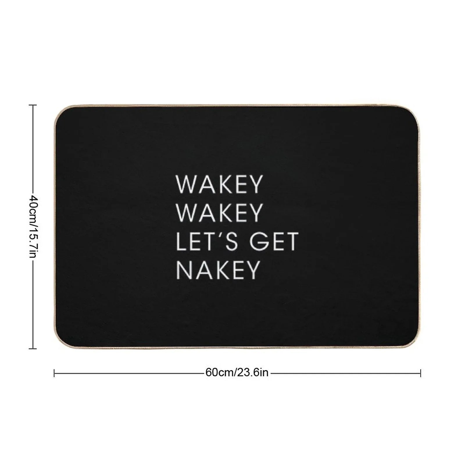 Wakey Wakey Let Bath Mat