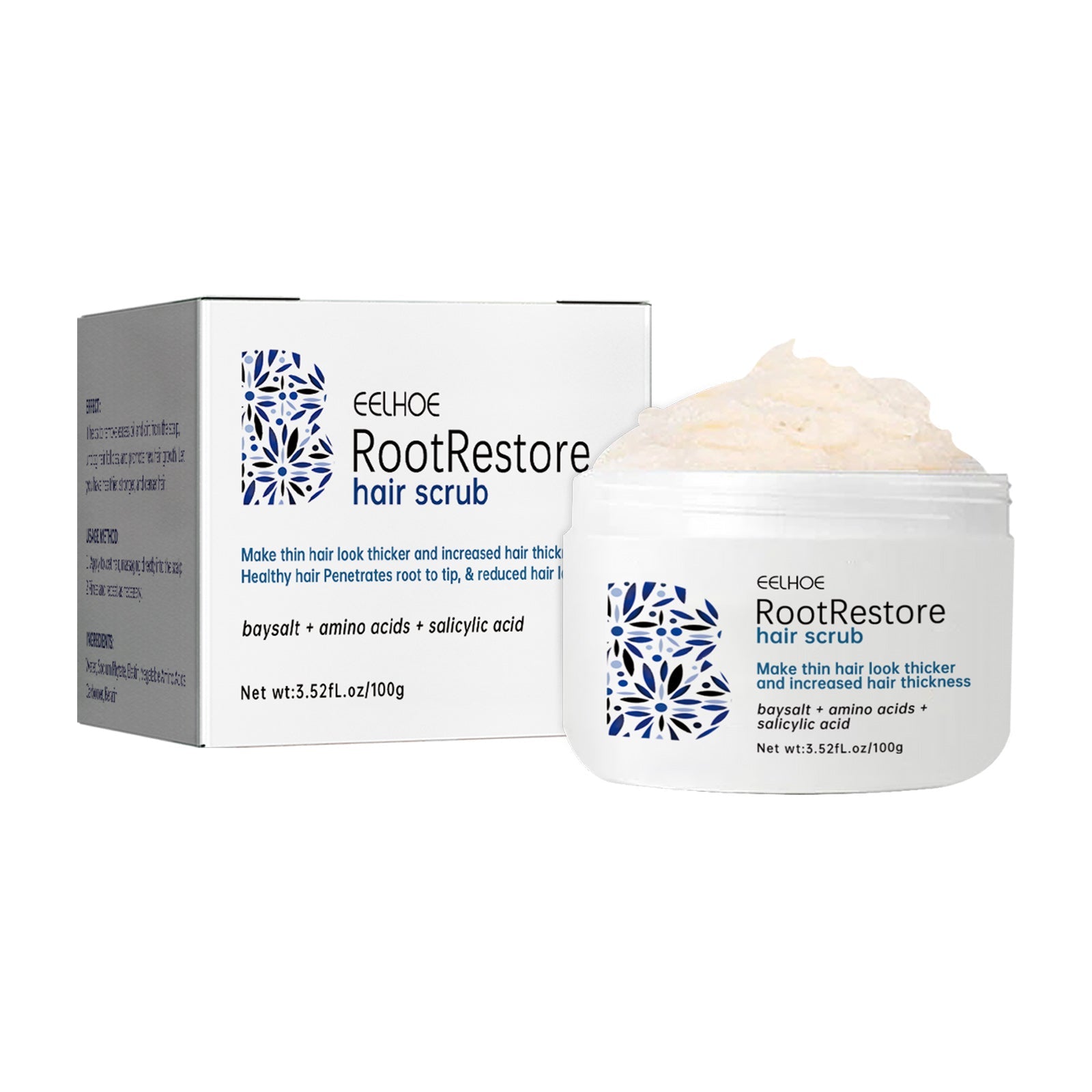 Hair Scrub Cleans Scalp Dandruff, Soothes Itchiness, Moisturizes Dense, Firming, And Prevents Hair Loss